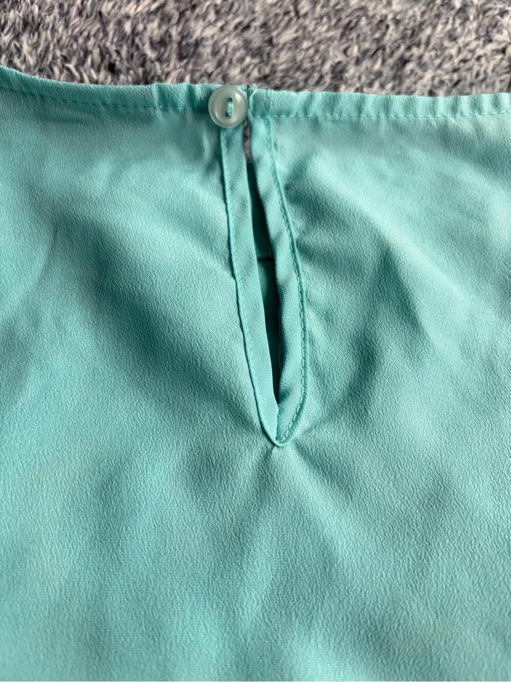 Jason Wu Aqua Pintuck Short Sleeve Blouse - Picture 13 of 13